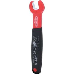 KS TOOLS - 118.1513 Insulated <b>open</b>-ended <b>spanner</b> - EAN 4042146872611 1000V INSULATED WRENCHES INSULATED <b>OPEN</b> <b>END</b> WRENCHES - Product Image 1