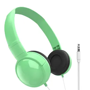 Factory in stock super good prices headband headsets 3.5mm wire connection many colors earphones for computers PC headphones