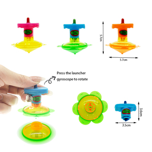 Jouets promotionnels gratuits pour enfants, cadeau amusant, <span class=keywords><strong>toupie</strong></span> en plastique qui tourne, jouet pour capsule surprise, cadeaux d'œufs surprises - Product Image 1