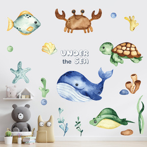 Vente en gros impression personnalisée imperméable à l'eau dessin animé rose lapin lune étoile nuages stickers muraux pour la décoration de la maison <span class=keywords><strong>chambre</strong></span> d'enfants - Product Image 4