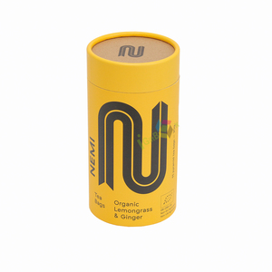 Tùy Chỉnh Vàng Vòng Ống Giấy Hoa Xi Lanh Hộp Quà Tặng Tái Chế Ống Giấy Với Xem Qua Cửa Sổ - Product Image 5