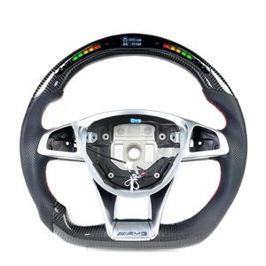 Volant en cuir perforé LED carbone d'usine pour Mercedes SLS <span class=keywords><strong>AMG</strong></span> – Amélioration automobile – Vente directe usine – Remise exceptionnelle – En stock - Product Image 3