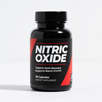 Vente en gros OEM Capsules d'oxyde nitrique 60 capsules végétaliennes Supplément d'oxyde nitrique pour le soutien musculaire