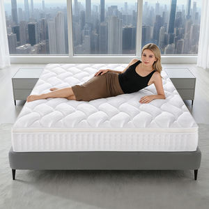 Colchón de Muelles Ensacados King/Queen Size, Transpirable, Duradero, Ecológico, con Tejido de Algodón, Moderno, para Uso Hospitalario y Escolar, Enrollable en Caja - Product Image 1