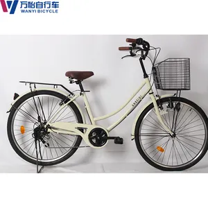 Customized Women Bike Single Speed Classic Retro Bicycle 26 Inch City Bike