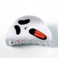 Pinces à cheveux Halloween motif fantôme, pinces requin fantôme mignonnes de dessin animé, accessoires de coiffure pour femme