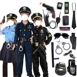 Costumes de Policier pour Enfants, Thème Films & Séries TV, Unisexe, 2026, Garçons, <span class=keywords><strong>Police</strong></span> Américaine, Halloween, Carnaval, Déguisement, Fête, Scène - Product Image 5