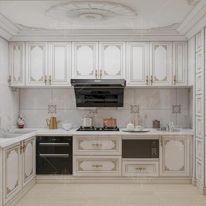 Tủ Nhỏ Đa Năng Thiết Kế Tủ <span class=keywords><strong>Melamine</strong></span> Giá Nhà Bếp Đồ Nội Thất Gia Đình Bằng Gỗ Nguyên Khối Tủ Bếp Hiện Đại - Product Image 5