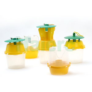 Haierc Moscas Trampa Botella Fruta Mosca Trampa Jardín Exterior Plástico Avispa Hornet Abeja Trampa - Product Image 3