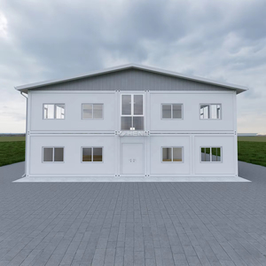 <span class=keywords><strong>Maison</strong></span> conteneur <span class=keywords><strong>à</strong></span> 2 étages, combinaison de tailles 40 et 20 pieds, pour bureau <span class=keywords><strong>à</strong></span> domicile, centre commercial, hôtel, villa, fabriquée <span class=keywords><strong>à</strong></span> partir de panneaux sandwich - Product Image 1