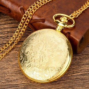 Top Luxury Gold Butterfly Crystal Diamond-encrusted Quartz Pocket Watch Elegant Women <strong>Retro</strong> Fob Chain <strong>Clock</strong> Charm Pendant Chain - Product Image 5
