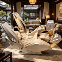 Masseur de pieds pliable 3 places 2026, le plus vendu, avec massage complet du corps et de la taille, technologie 4D SL Track, zéro gravité, balayage IA, chauffage, airbag et 12 modes