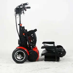 حار بيع رخيصة الثمن خفيفة الوزن قابلة للطي 4 عجلة التنقل سكوتر لكبار السن السفر المدى الطويل - Product Image 4