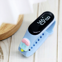 Montres numériques créatives pour enfants, garçons et filles, les plus vendues, montres électroniques à lumière blanche LED de dessin animé pour l'école primaire