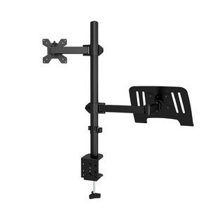 Moniteur d'affichage de <span class=keywords><strong>voiture</strong></span> pliant support à vis à bras unique avec modèle d'étagère mécanique s'adapte au support de télévision universel de 14 à 24 pouces - Product Image 6