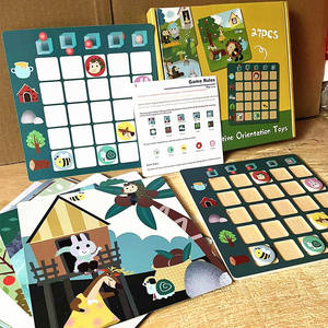 Montessori in legno per bambini trovare la casa di <span class=keywords><strong>animali</strong></span> trovare la direzione <span class=keywords><strong>gioco</strong></span> educativo pensiero logico giocattoli di osservazione per i bambini - Product Image 2