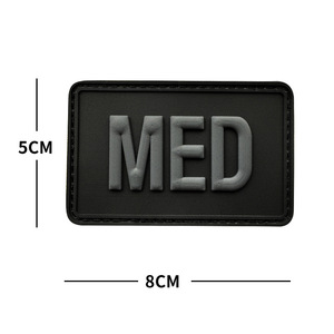 Prêt à expédier – Patch PVC 3D en caoutchouc avec emblème de secours médical, badge moral Velcro, idéal pour gilets tactiques et casques - Product Image 6