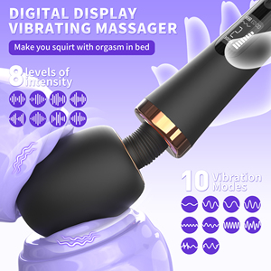 Masajeador de cuello y hombros, masajeador de percusión de tejido profundo, relajante muscular de mano, cabezal grande, vibración potente, pantalla LCD, tipo C, inalámbrico - Product Image 2