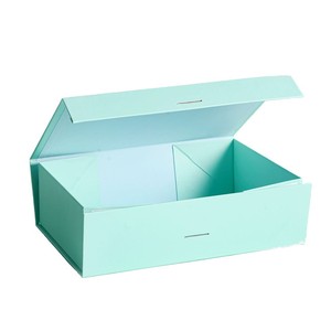 Hair Extension Box with Ribbon Tie Wig Packaging Box Luxury High Quality Paper Magnetic Folding Top and Base Boxes Grey Board