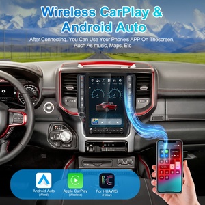 Écran Android de style Tesla Navihua, écran vertical pour Dodge RAM 2019-2024, autoradio multimédia, navigation GPS, moniteur Android - Product Image 4