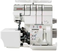 Machine à coudre industrielle à lit plat Janome AirThread 2000D avec enfilage automatique, moteur et point surjet pour une efficacité accrue