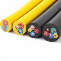 Cable de silicona de 2 núcleos y 10 AWG, 5.26 mm², cable revestido de calibre 10, cable de alimentación flexible de 200 °C para inversor de batería solar