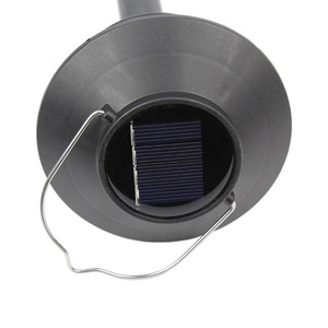 Lumière de jardin solaire <span class=keywords><strong>extérieure</strong></span> en plastique 2 en 1 avec <span class=keywords><strong>suspension</strong></span> et piquet pour jardin, allée, cour, paysage, pelouse - Product Image 5