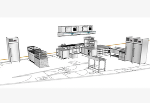 ผู้ผลิตมืออาชีพสำหรับโครงการครัวกลางโรงแรม โครงการครัวกลาง A100 - Product Image 5