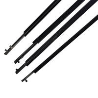 Pour Nissan X-Trail T31, moulures de vitres de portières avant et arrière, 82821-1DA0A, en caoutchouc et plastique, ensemble gauche et droit, prix usine