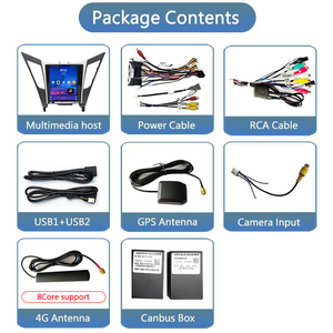 2DIN đài phát thanh xe <span class=keywords><strong>Android</strong></span> cho Hyundai Sonata 8 2011-2014 loa stereo Navigation 9.<span class=keywords><strong>7</strong></span> "Carplay đa phương tiện đơn vị đứng đầu - Product Image 3