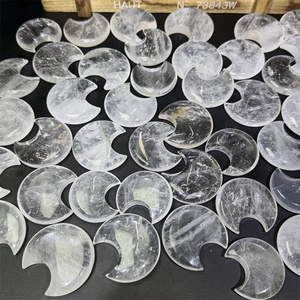 All'ingrosso fabbrica intagli cristalli Fengshui artigianato quarzo chiaro lucido luna per la vendita - Product Image 2