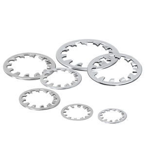 Rondelle de blocage dentelée simple en acier inoxydable Din6797 avec dents internes Catégorie de produit Rondelles - Product Image 2