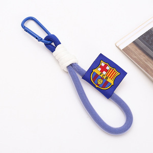 Funda para Teléfono con Logotipo de AC Milan, Chelsea <span class=keywords><strong>FC</strong></span>, Manchester City, CR7, Correa Antipérdida para el Cuello para Chicas, con Mosquetón y Correa Cruzada - Product Image 1