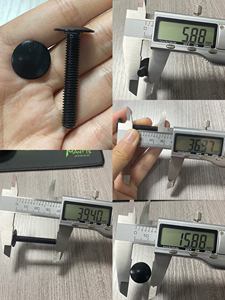 Manufacturer M6 Black <strong>Oxide</strong> Round Head Square Neck Full Thread Mushroom Head Screws Black <strong>Zinc</strong> Carriage Bolt - Product Image 4