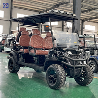 Voiturette de golf électrique tout-terrain homologuée pour la route CAMP Luxury Design 6 places