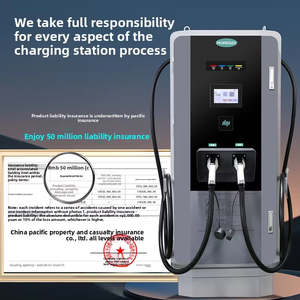 Stazione di Ricarica Rapida DC per Auto Elettriche Deedian 120KW/160KW CCS Certificata CE con Grado di Protezione IP54 e Cavo da 5M - Product Image 3