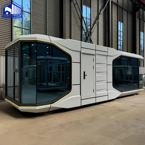 Maison Capsule Préfabriquée Extensible en Acier Léger, Design Européen, 20-40 pieds, pour Appartement, <span class=keywords><strong>Villa</strong></span>, Usage Commercial - Product Image 3