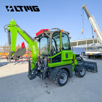 Miniescavatore LTMG 4x4 con Motore EPA Tier 4 Euro V da 37KW, Retroescavatore Compatto per Agricoltura e Costruzioni