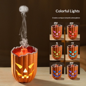Difusor de Aroma USB con Diseño de Medusa y Calabaza, Humidificador de Aromaterapia, Luz Nocturna, Temática de Halloween, 1 Año de Garantía - Product Image 3