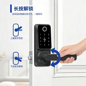 Innovators <b>Smart</b> Door <b>Lock</b> SF055 Fingerprint Password Card Swipe Tuya App Home <b>Security</b> - Product Image 3