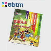 Vente en gros d'usine Livres d'histoires pour enfants de haute qualité avec couverture souple personnalisée en papier couché Reliure parfaite