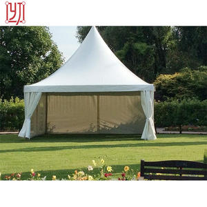 Tente de réception extérieure personnalisée toutes saisons 6x6m avec structure en aluminium et toit haut pour événements - Product Image 6