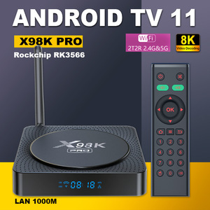 Décodeur réseau transfrontalier X98K PRO Android 11 8K <span class=keywords><strong>HD</strong></span> Wi-Fi double bande 2.4G & 5G - Product Image 2