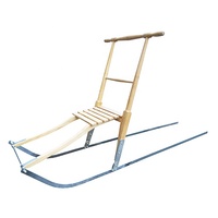 Chaise à neige à pousser en bois Kickspark pour enfants et adultes