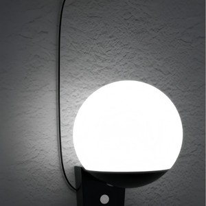 Xinhuiyuan <b>Solar</b> Wall Light 10W Outdoor Glass <b>Ball</b> Lamp Waterproof Garden Villa Landscape Decorative Lighting - Product Image 5