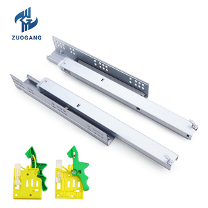 3 lần kênh đẩy để mở Hidden Telescopic <span class=keywords><strong>rails</strong></span> mềm đóng undermount giấu Ngăn kéo trượt Trung Quốc nhà máy - Product Image 2