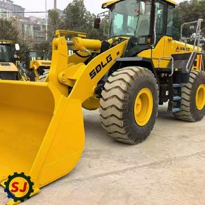 Chargeuse sur pneus d'occasion SDLG L956F, 5 tonnes, machine de construction pour travaux routiers et projets d'aménagement paysager, équipement lourd - Product Image 4