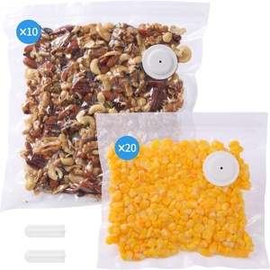Bolsa con Cierre Hermético Reutilizable de Alta Calidad con Válvula de Vacío Patentada, Mejor Sellado - Product Image 1