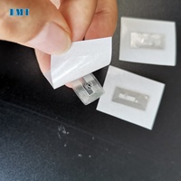 Autocollant d'étiquette NFC pas cher Micro RFID minuscule autocollant NFC antenne d'étiquette 8x18mm NFC213 étiquettes de puce NFC