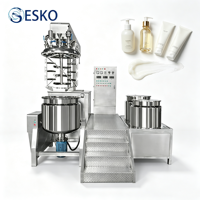 ESKO Émulsifiant sous vide de haute qualité, homogénéisateur, mélangeur, cuve à levage hydraulique pour détergent, crème solaire, huile, maquillage